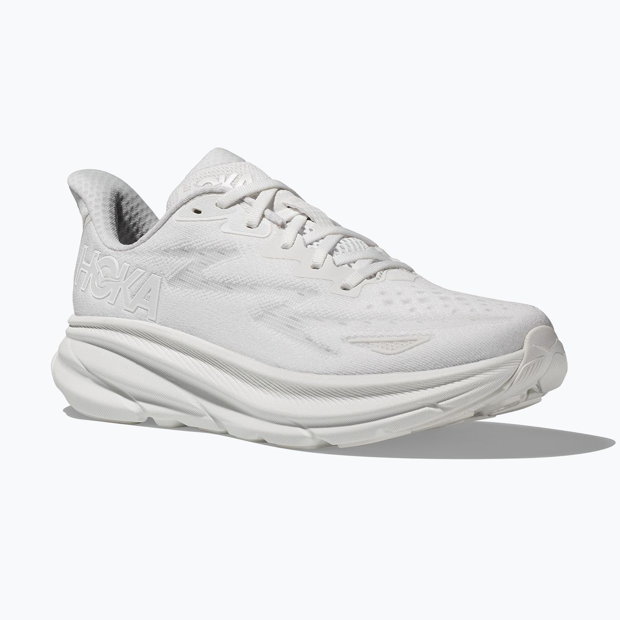 Scarpe da corsa da uomo HOKA Clifton 9 bianco/bianco 8