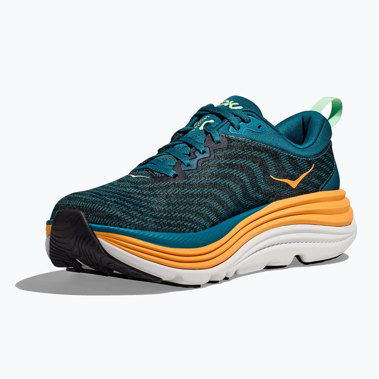 Scarpe da corsa da uomo HOKA Gaviota 5 deep lagoon/sherbet 4