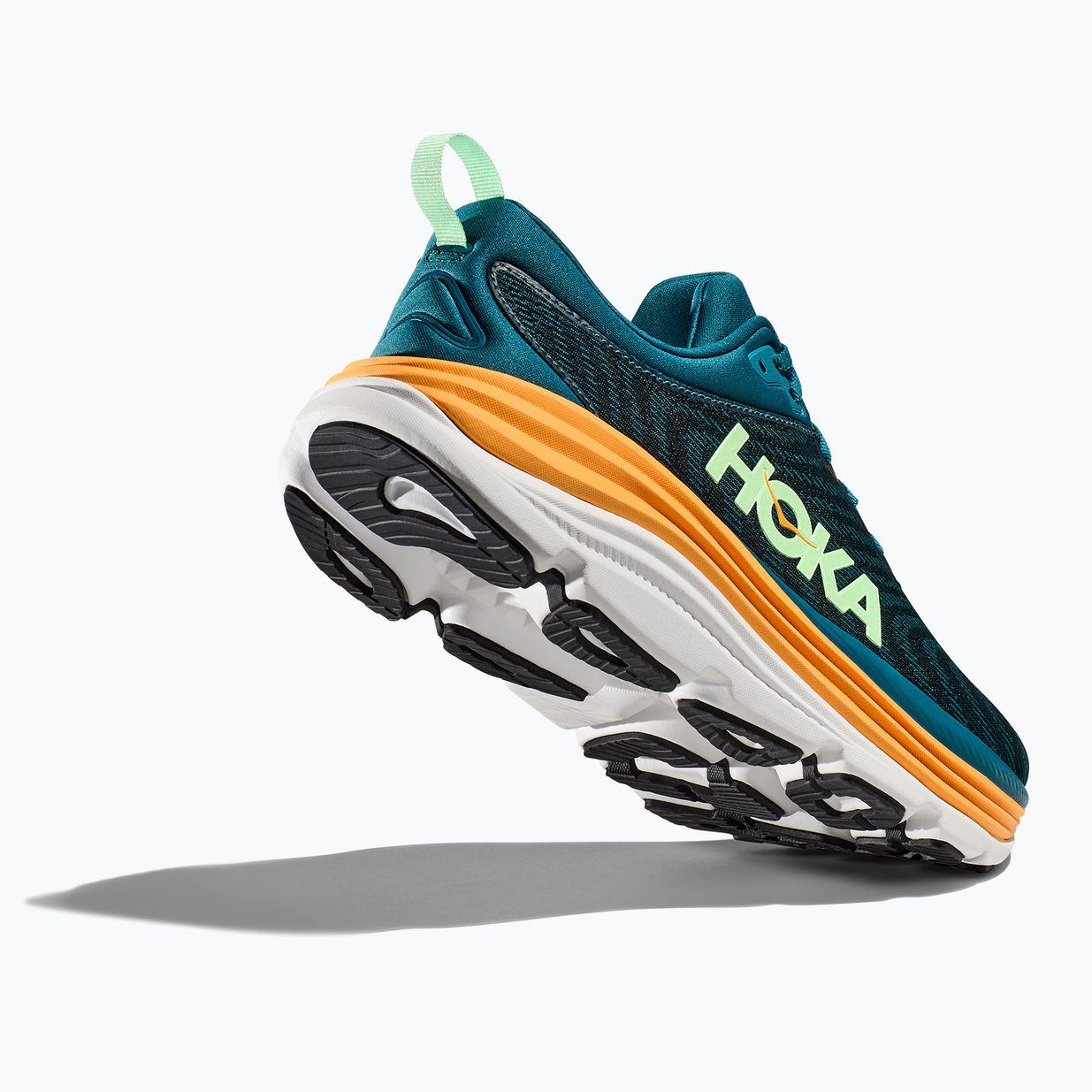 Scarpe da corsa da uomo HOKA Gaviota 5 deep lagoon/sherbet 5