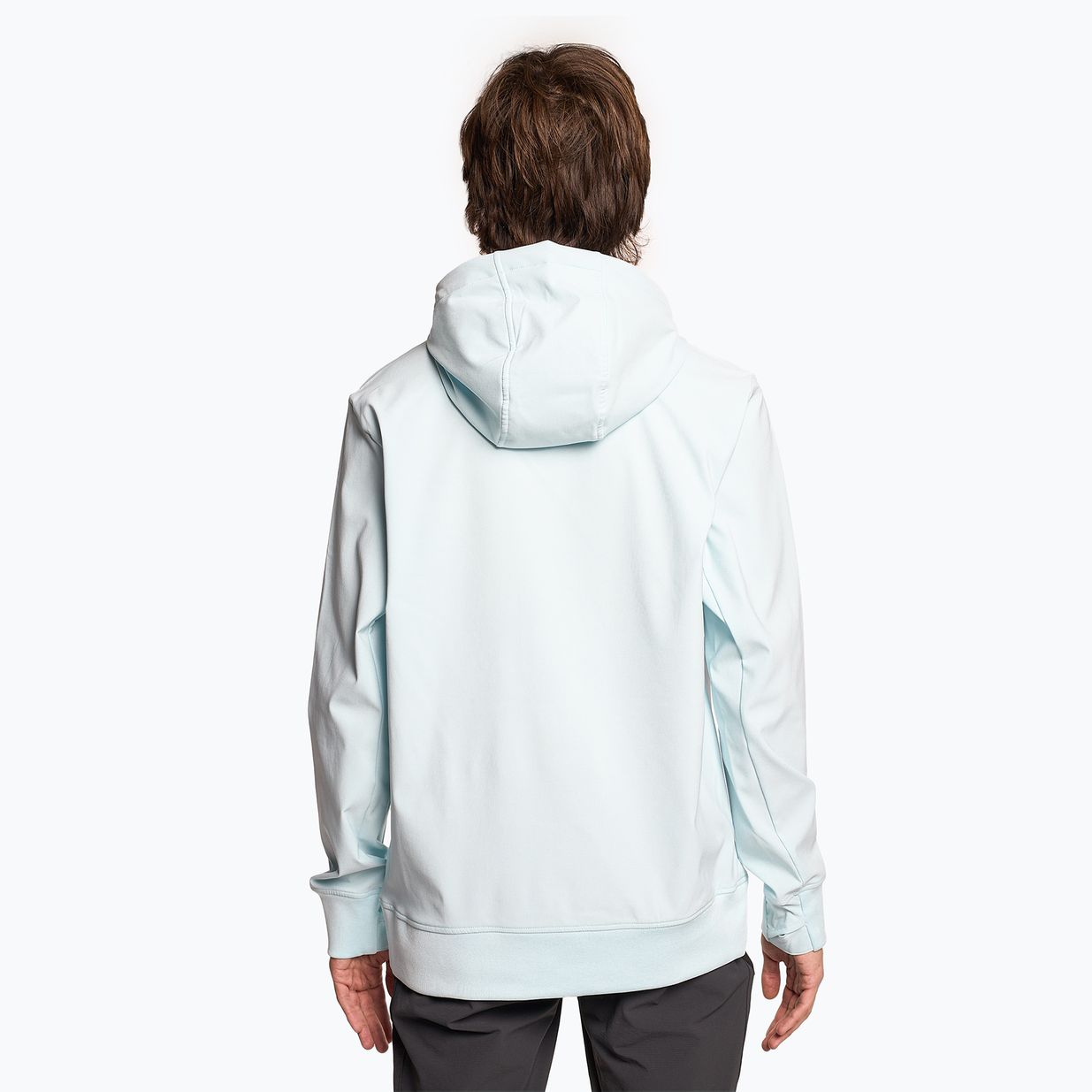 Giacca softshell da uomo The North Face Tekno Logo Hoodie blu ghiaccio 2