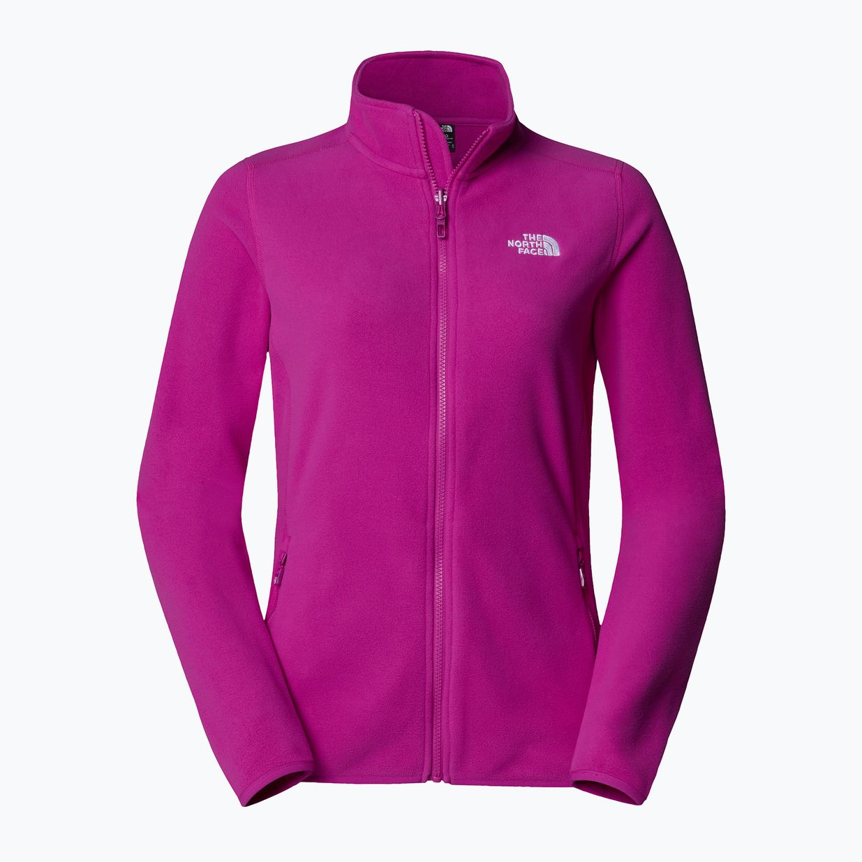 Felpa The North Face 100 Glacier FZ deep mulberry da donna