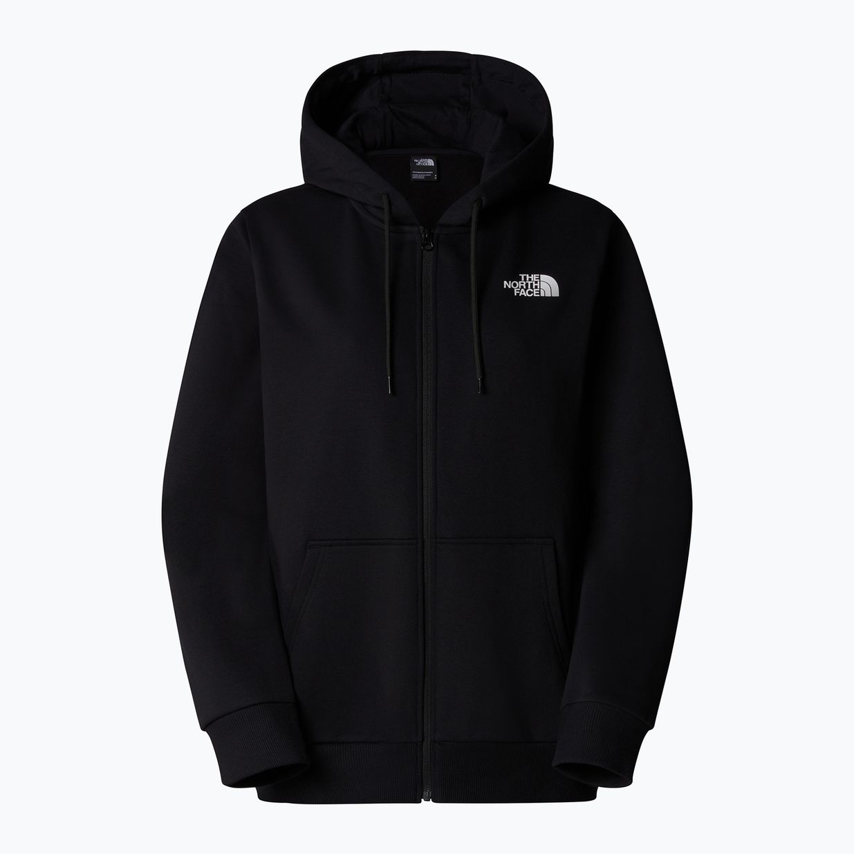 Felpa con cappuccio con zip intera The North Face Simple Dome donna, nero 5