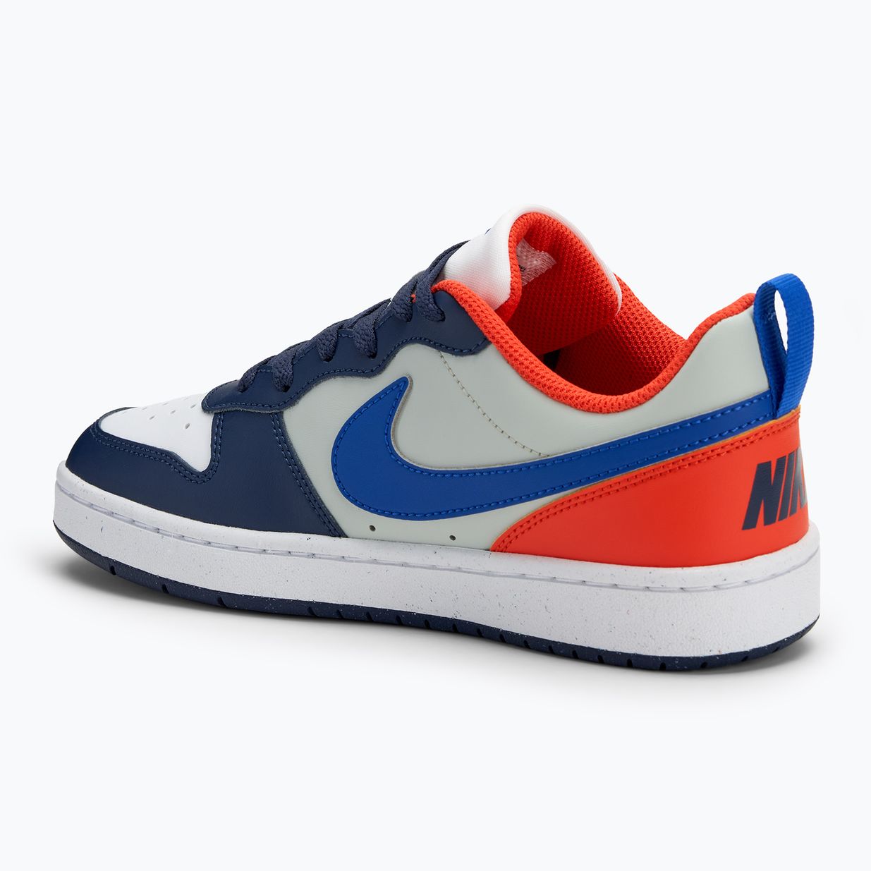 Scarpe Nike Court Borough Low Recraft mezzanotte marina/hyper royal/team orange 3