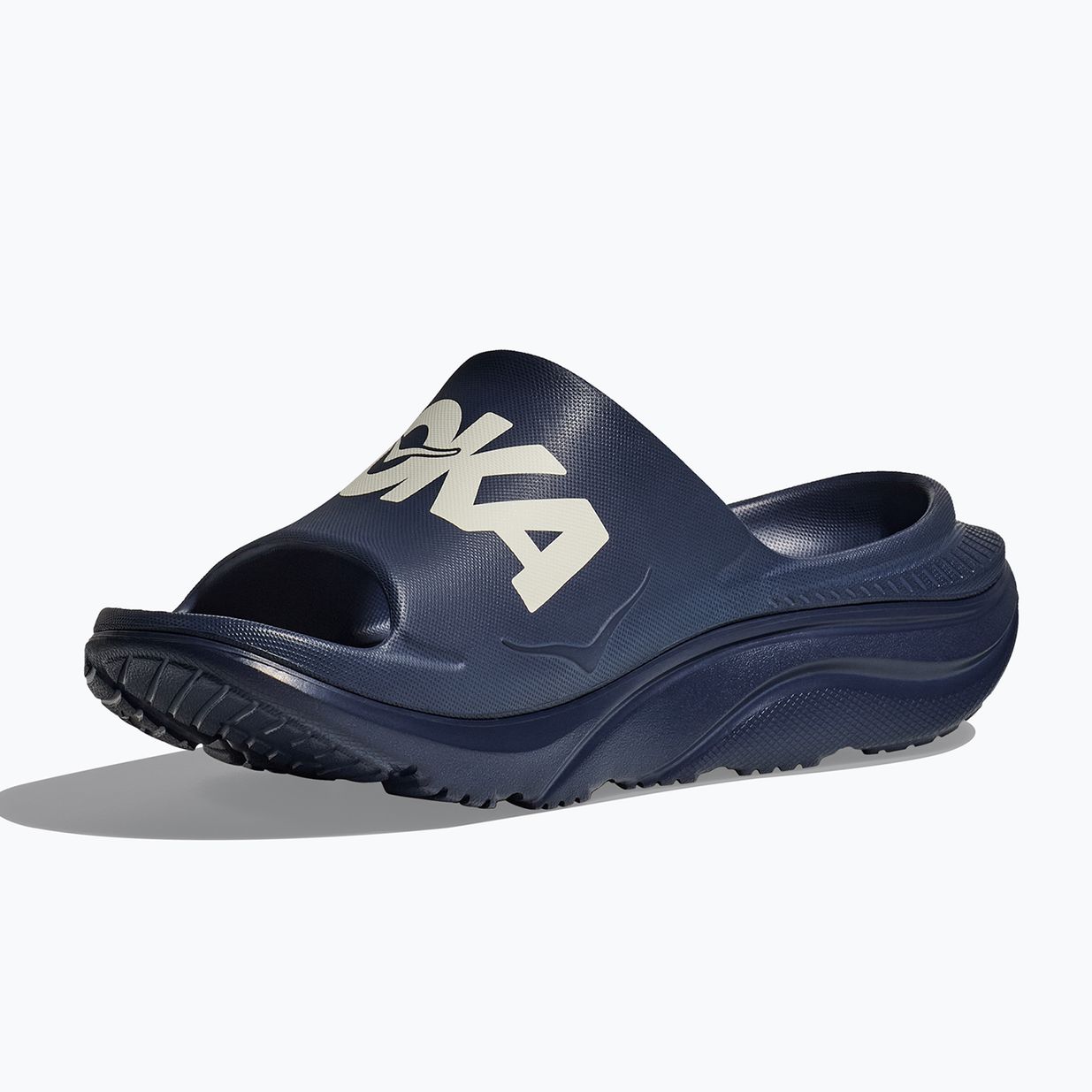 HOKA Ora Athletic Slide infradito varsity navy/bianco 5