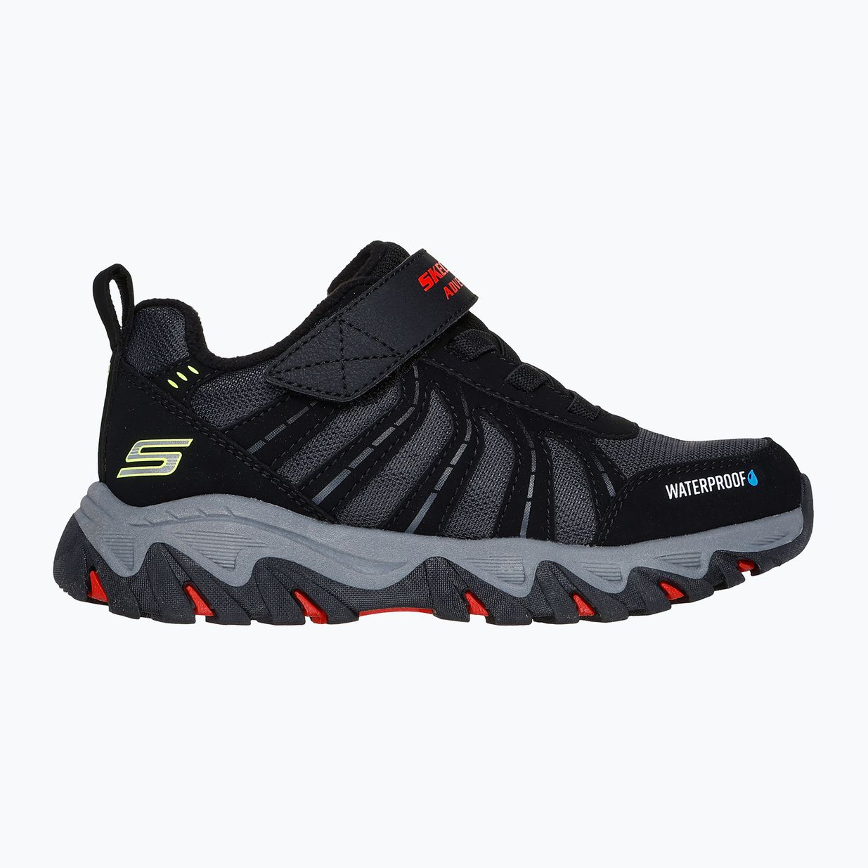 SKECHERS Rugged Ranger Hydro Explorer scarpe da bambino nero/rosso/giallo 2