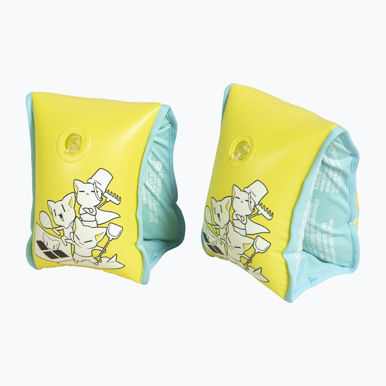 Guanti da nuoto per bambini arena Friends Soft giallo