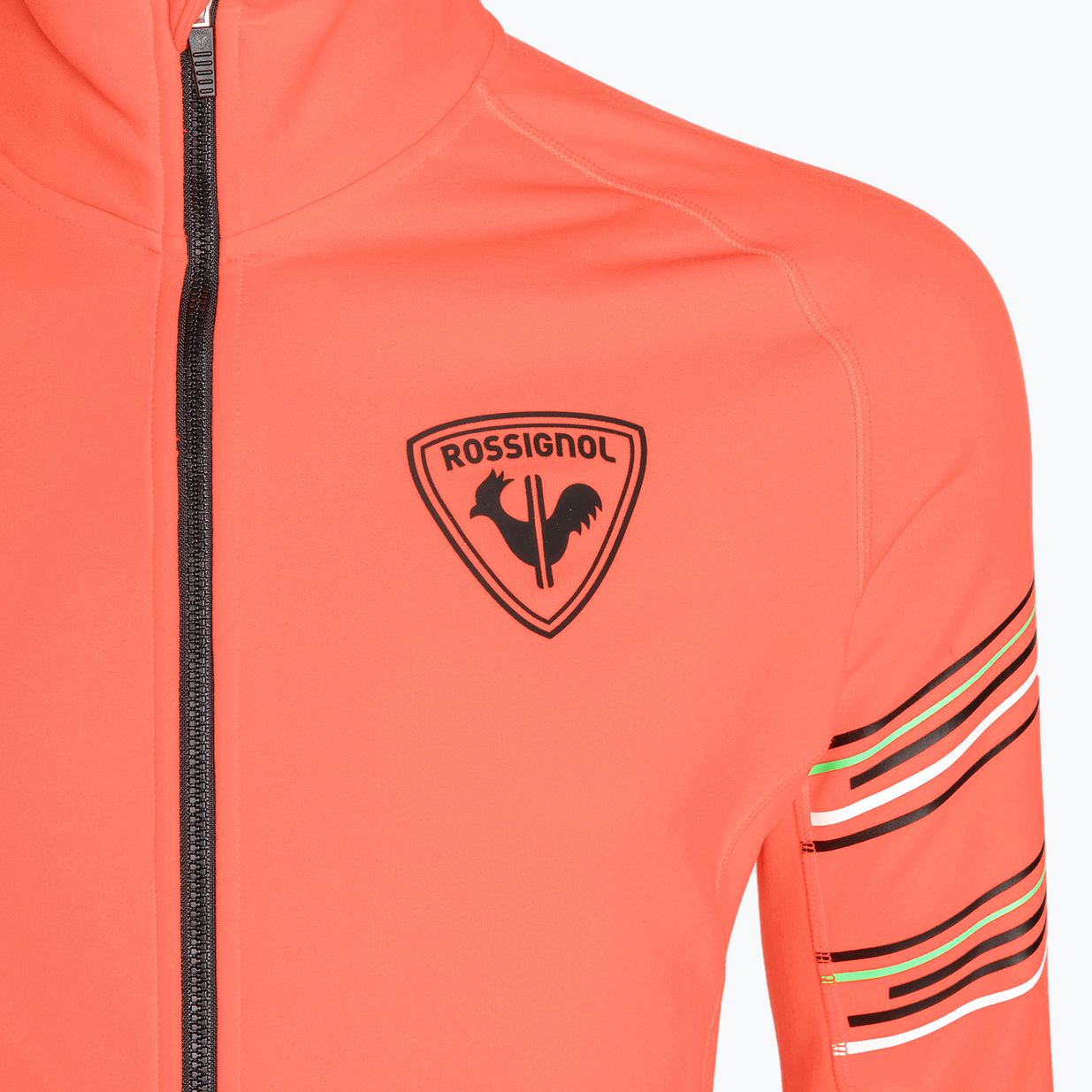 Felpa Rossignol Classique Hero Clim uomo rosso neon 10