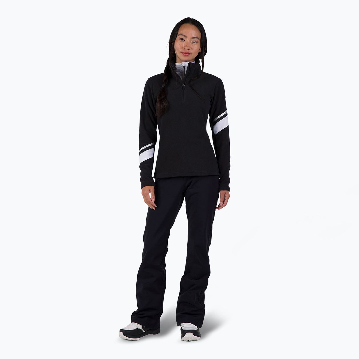 Felpa Rossignol Strawpile Fleece Donna Hz nero 2