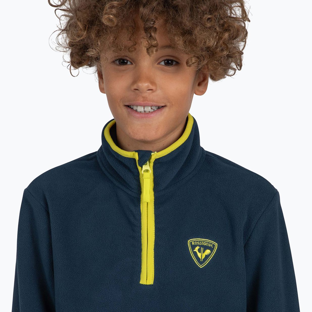 Rossignol Jr Strawpile Fleece Fz felpa da bambino navy scuro 4