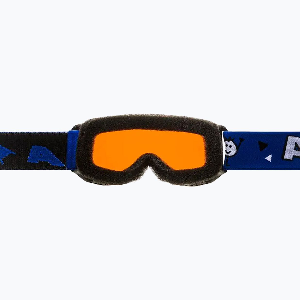 Occhiali da sci Alpina Piney per bambini nero/blu opaco/arancio 3