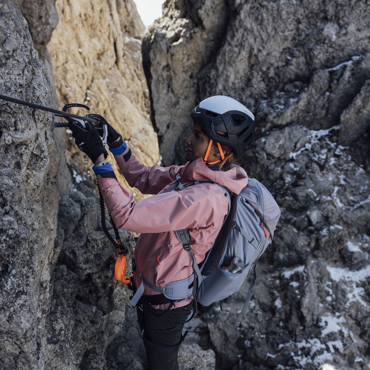 Salewa casco da arrampicata Piuma 3.0 bianco 7