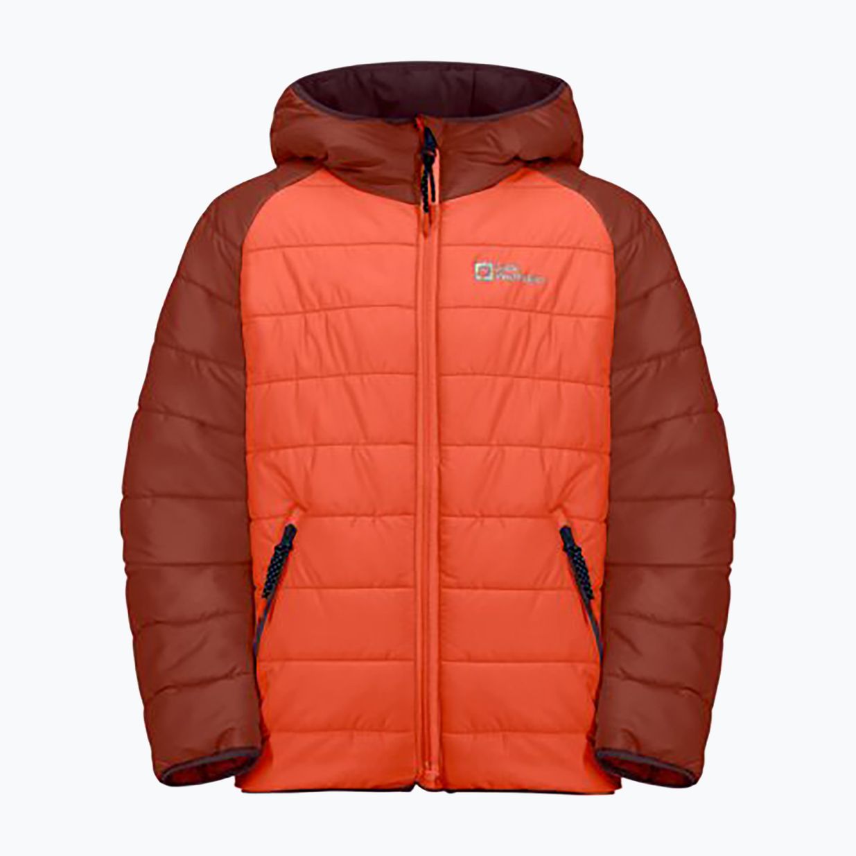 Piumino da bambino Jack Wolfskin Zenon arancione corallo 4