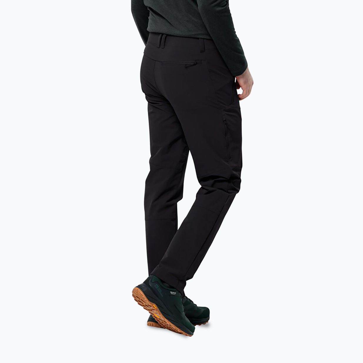 Pantaloni da trekking Jack Wolfskin da uomo Glastal Winter nero 2