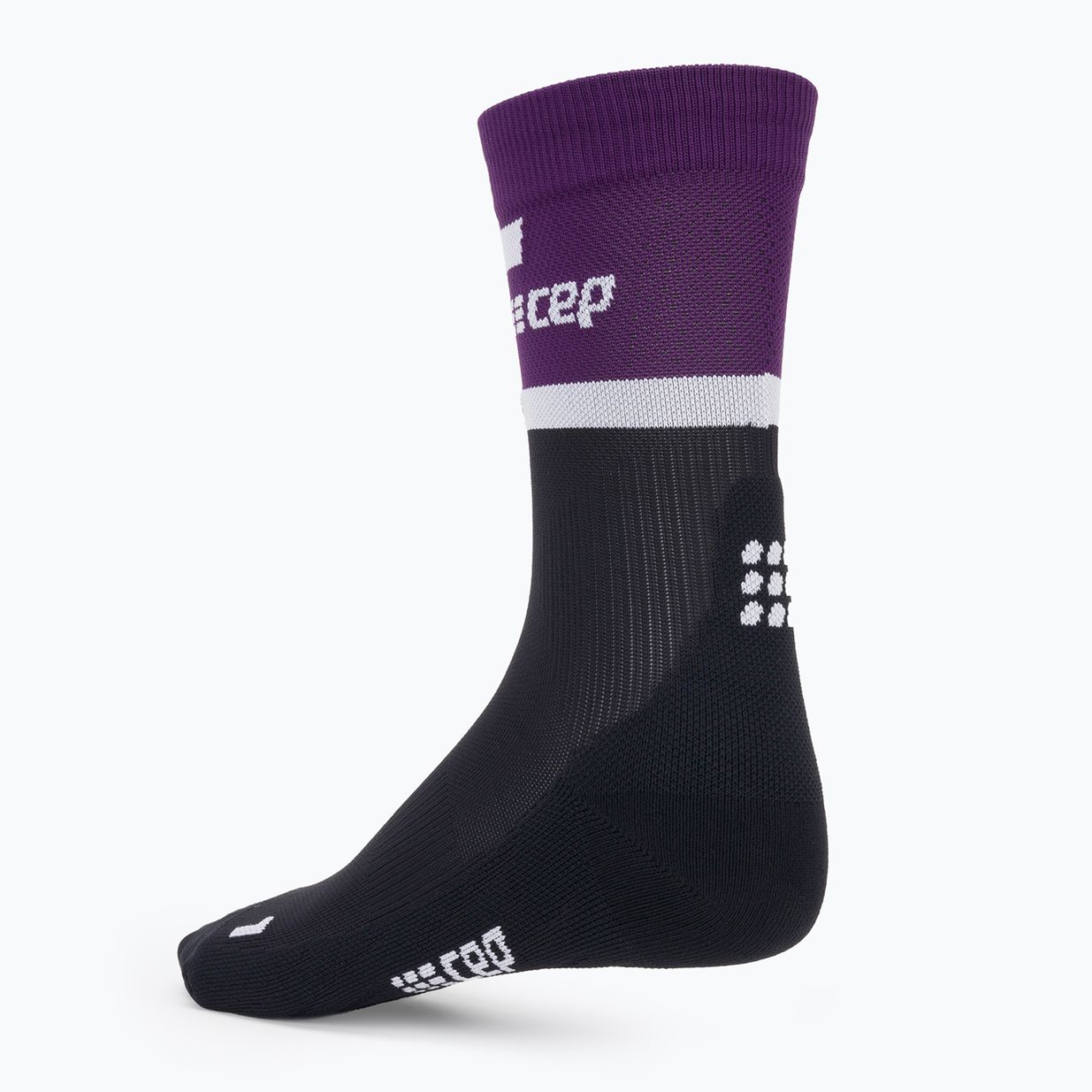 CEP Calze da corsa a compressione 4.0 Mid Cut da uomo viola/nero 3