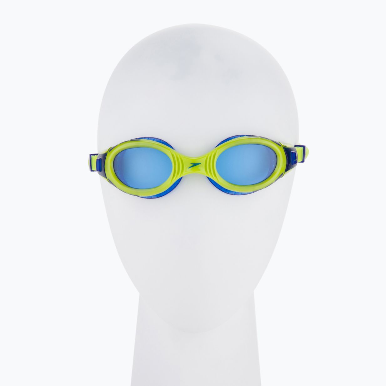 Occhialini da nuoto Speedo Futura Biofuse Flexiseal new surf/lime punch/bondi blue per bambini