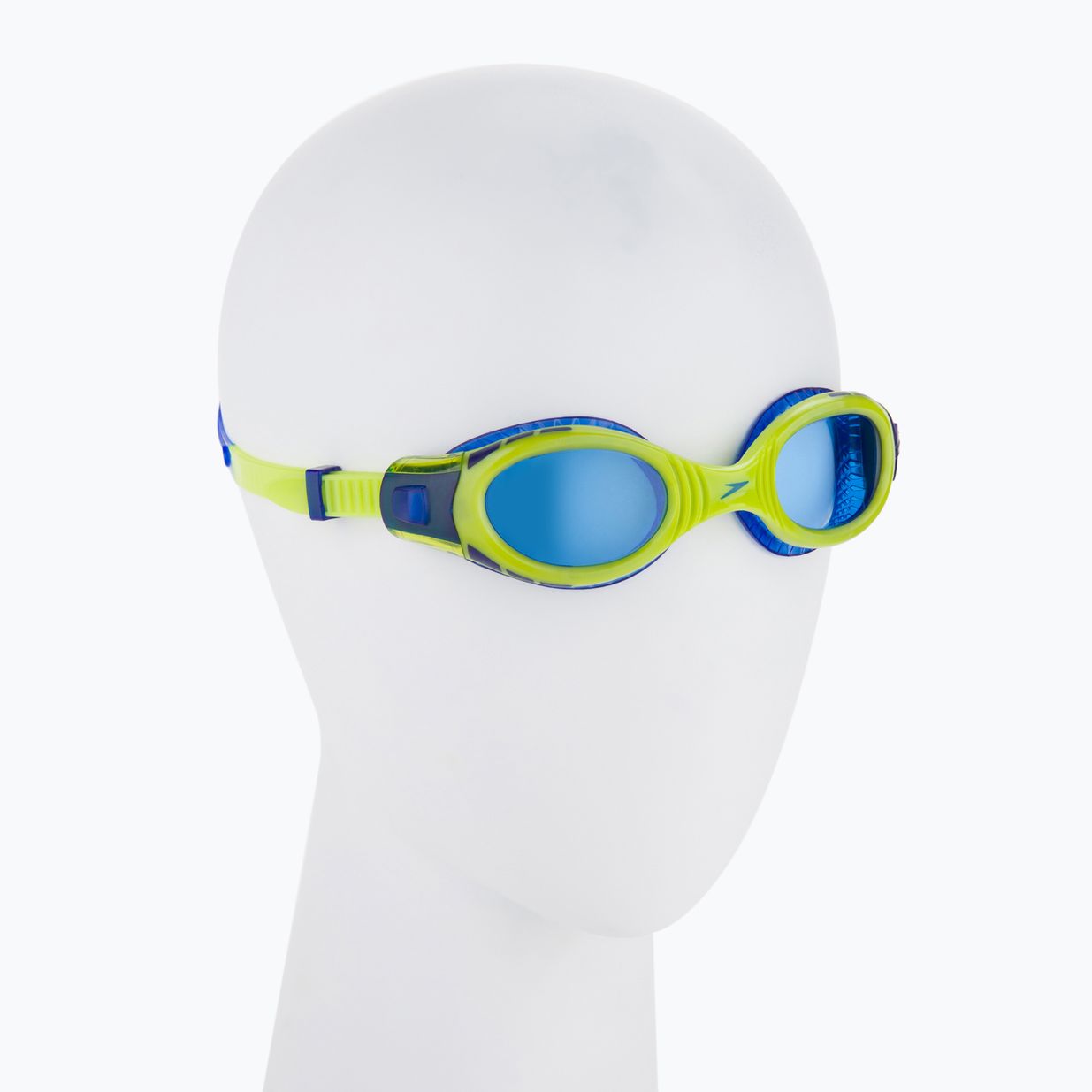 Occhialini da nuoto Speedo Futura Biofuse Flexiseal new surf/lime punch/bondi blue per bambini 2