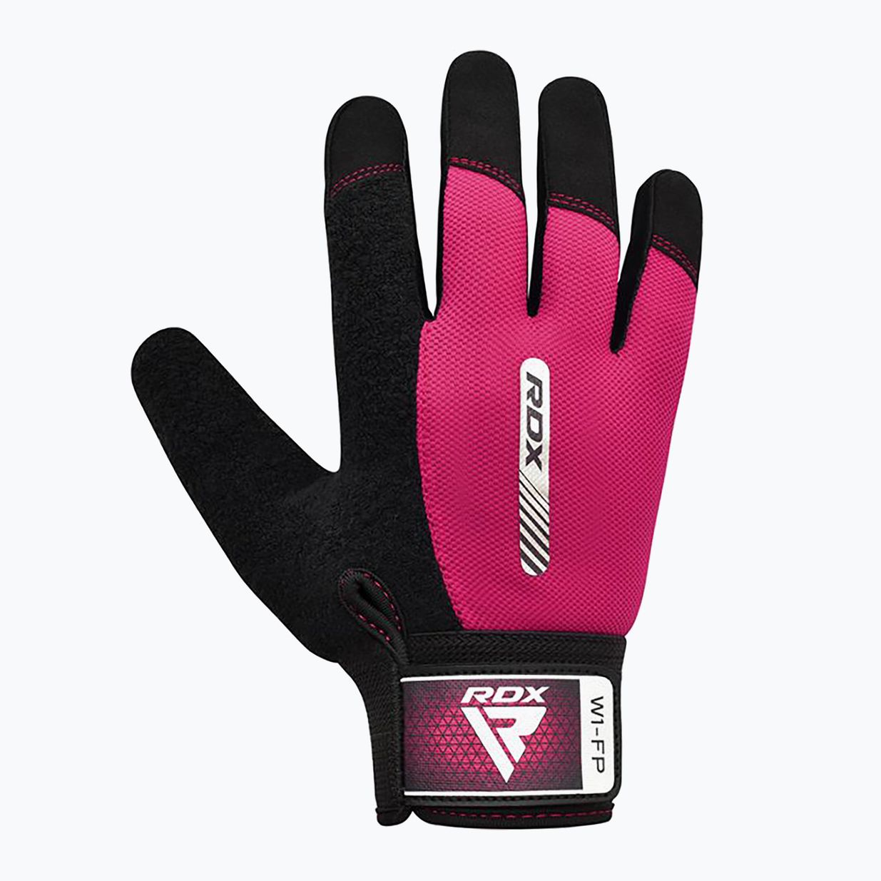 Guanti da allenamento RDX W1F Full Finger rosa 2