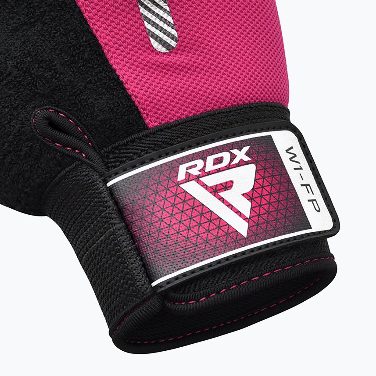 Guanti da allenamento RDX W1F Full Finger rosa 5