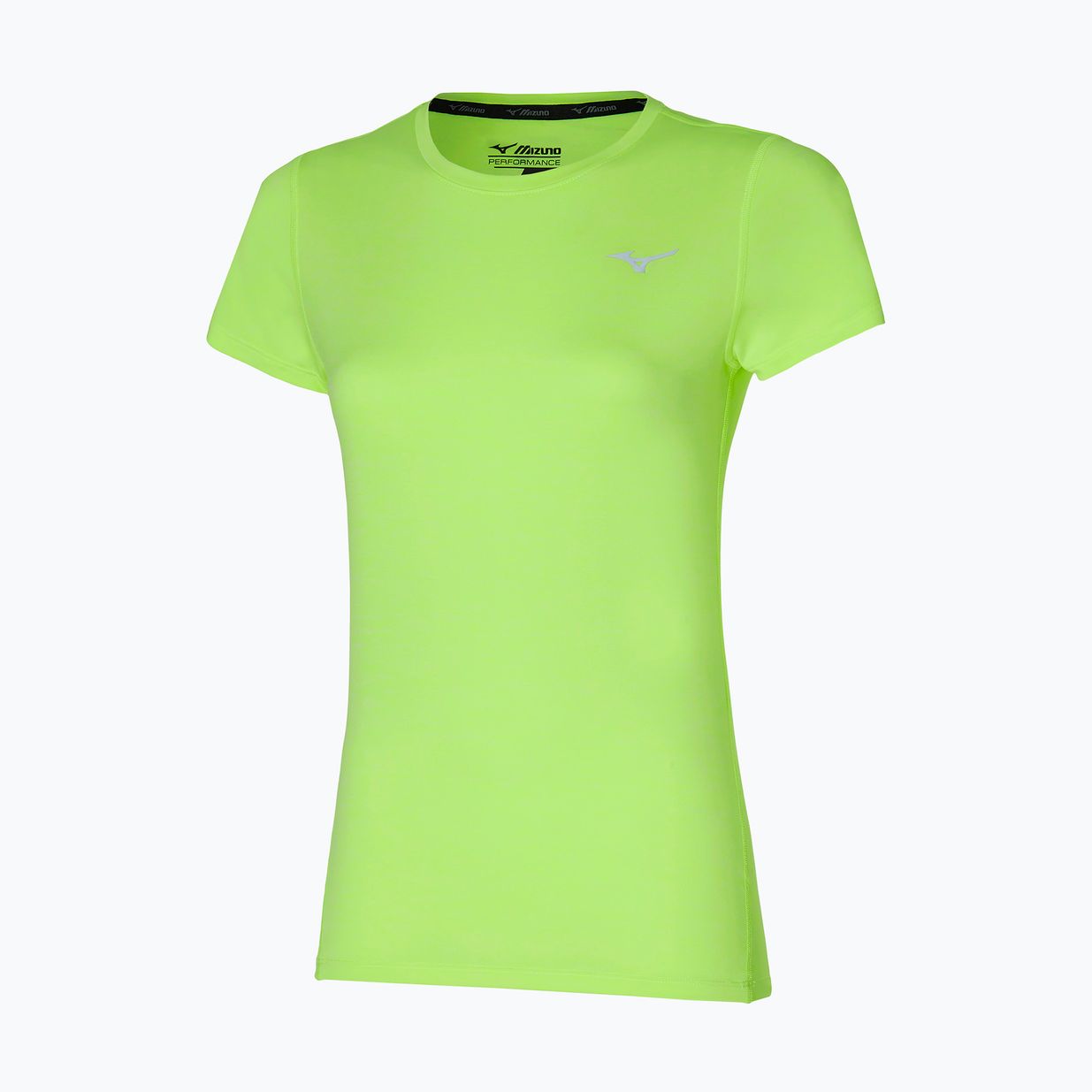 Maglietta da corsa da donna Mizuno Impulse Core Tee neolime