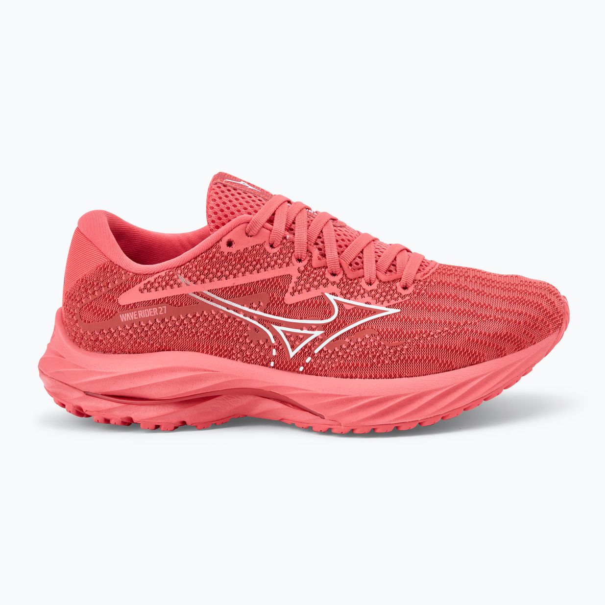 Scarpe da corsa da donna Mizuno Wave Rider 27 dubarry/ bianco/ mirtillo rosso 2