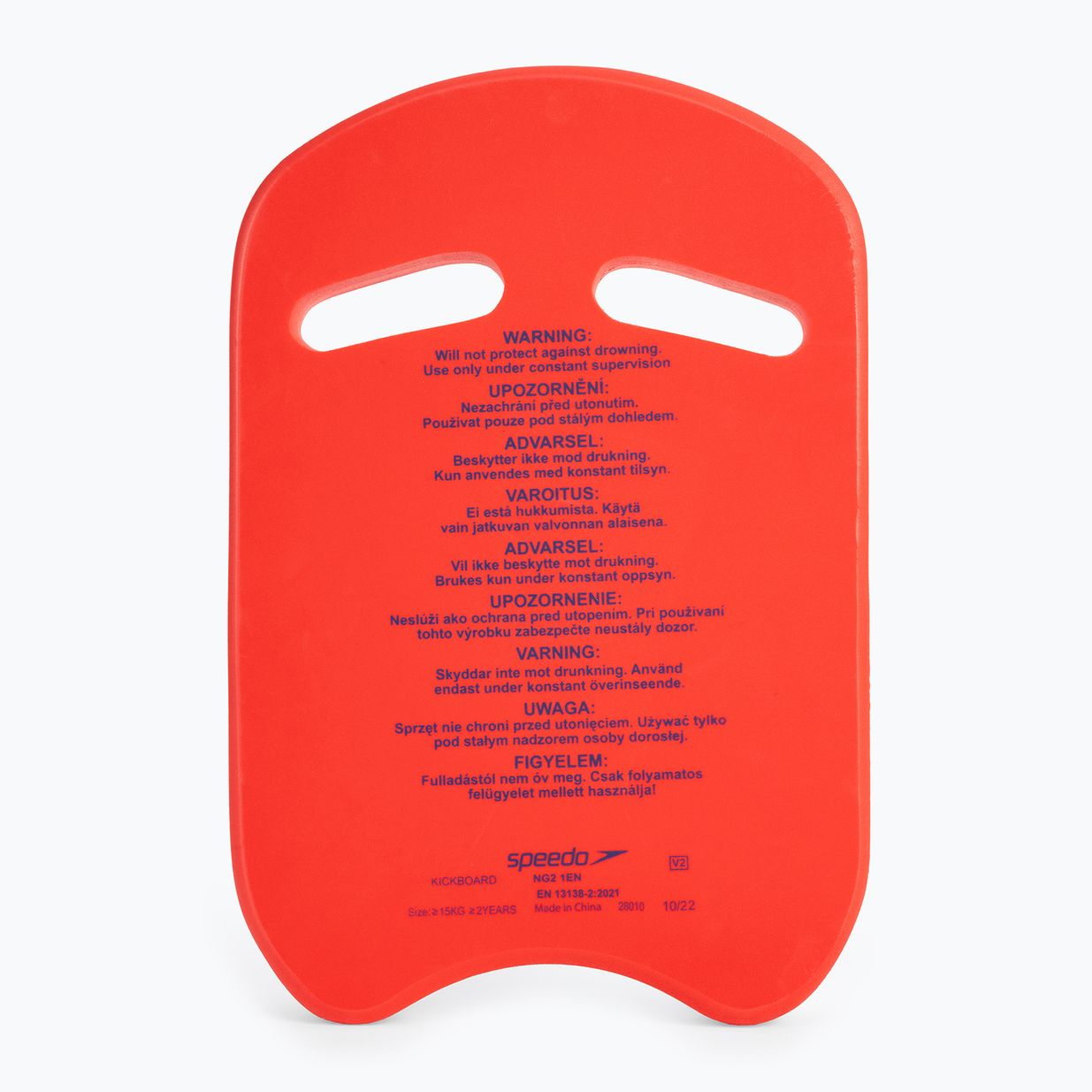 Speedo Kick Board tavola da nuoto alimentata a fiamma rossa/blu 3