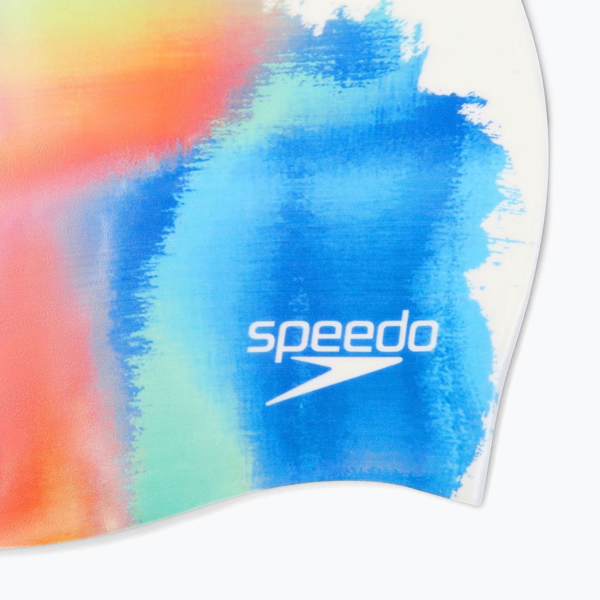 Speedo Cuffia da nuoto con stampa digitale bianca/blu pugno/marino 3