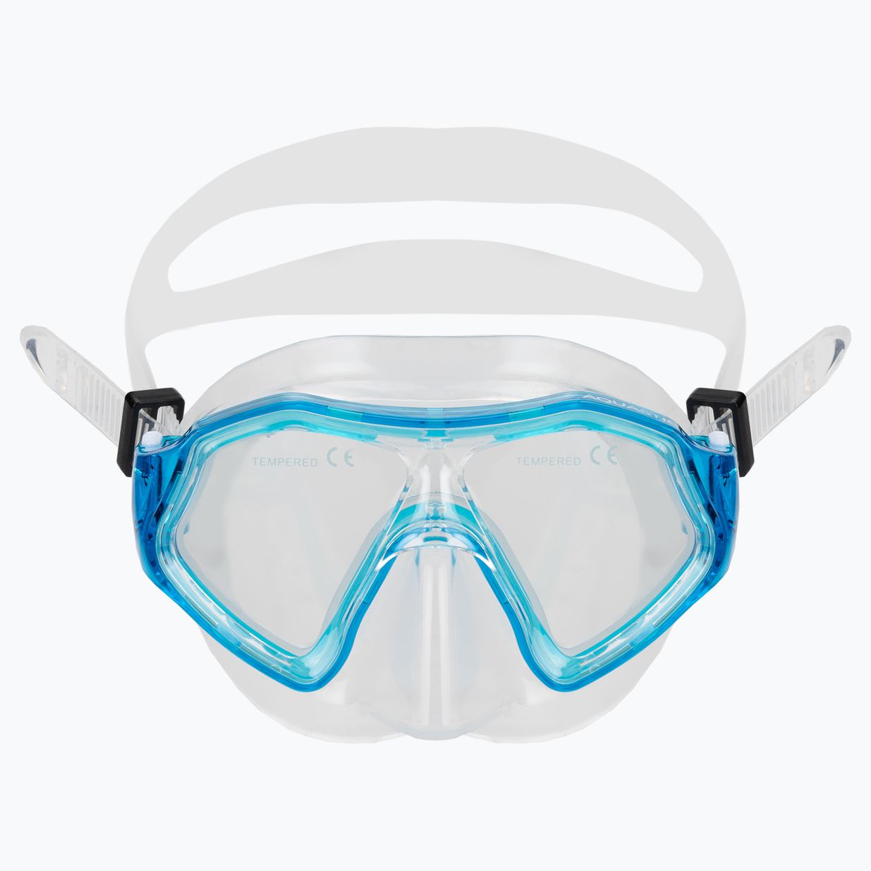 AQUASTIC Shelly set snorkeling per bambini maschera + boccaglio + pinne blu 3