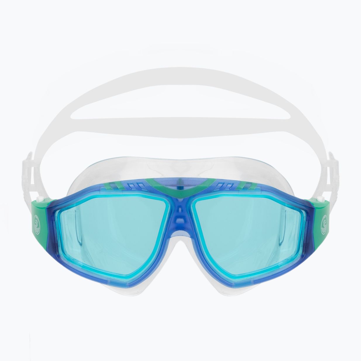 Maschera da nuoto per bambini AQUASTIC Mako Jr blu 2