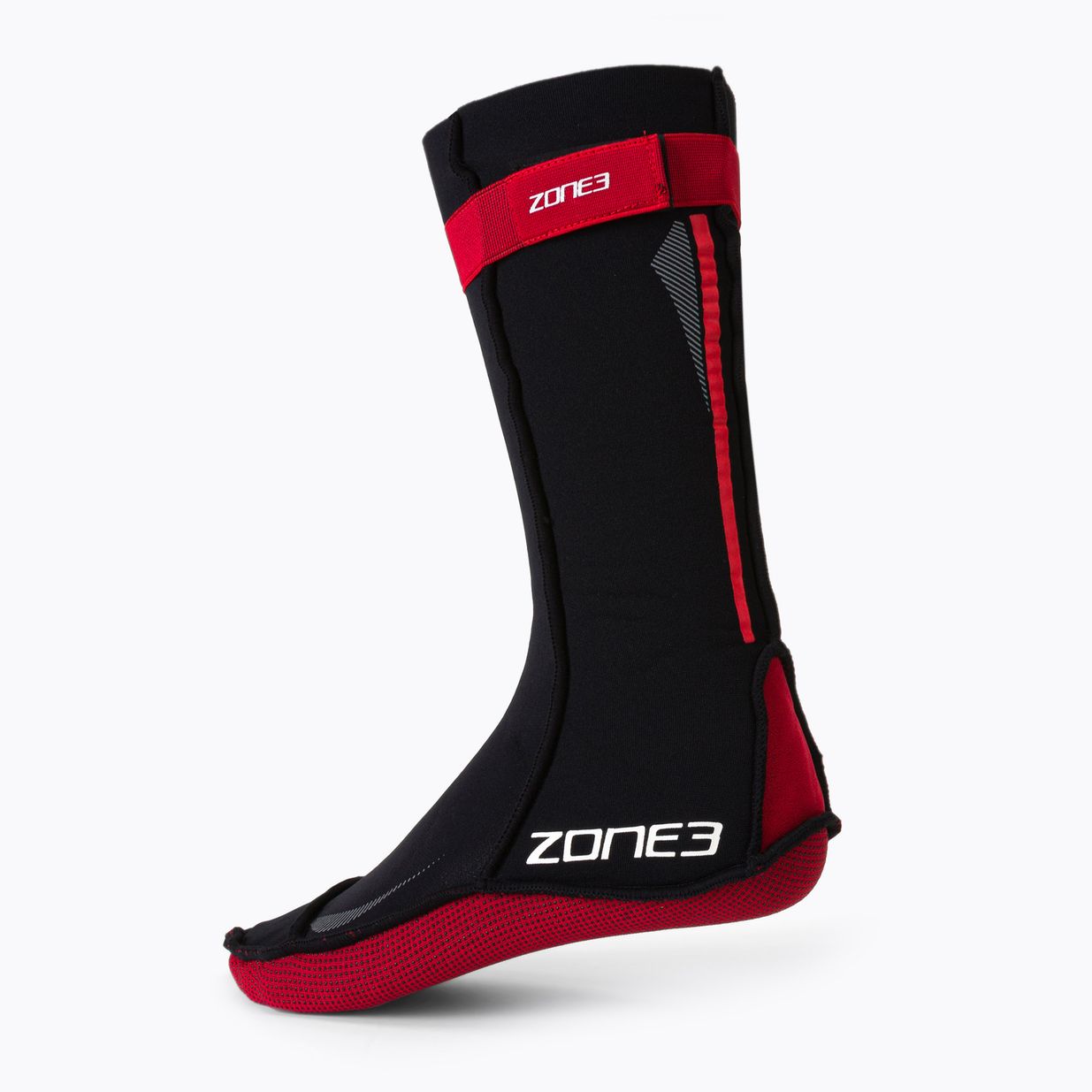 ZONE3 Calze in neoprene nero/rosso 2