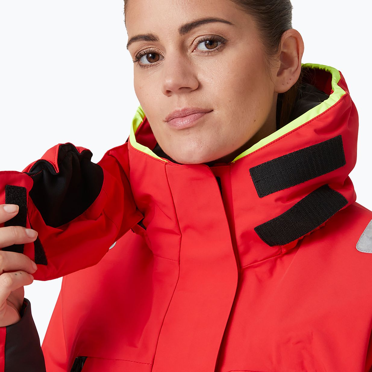 Giacca da vela da donna Helly Hansen Skagen Offshore alert red 3