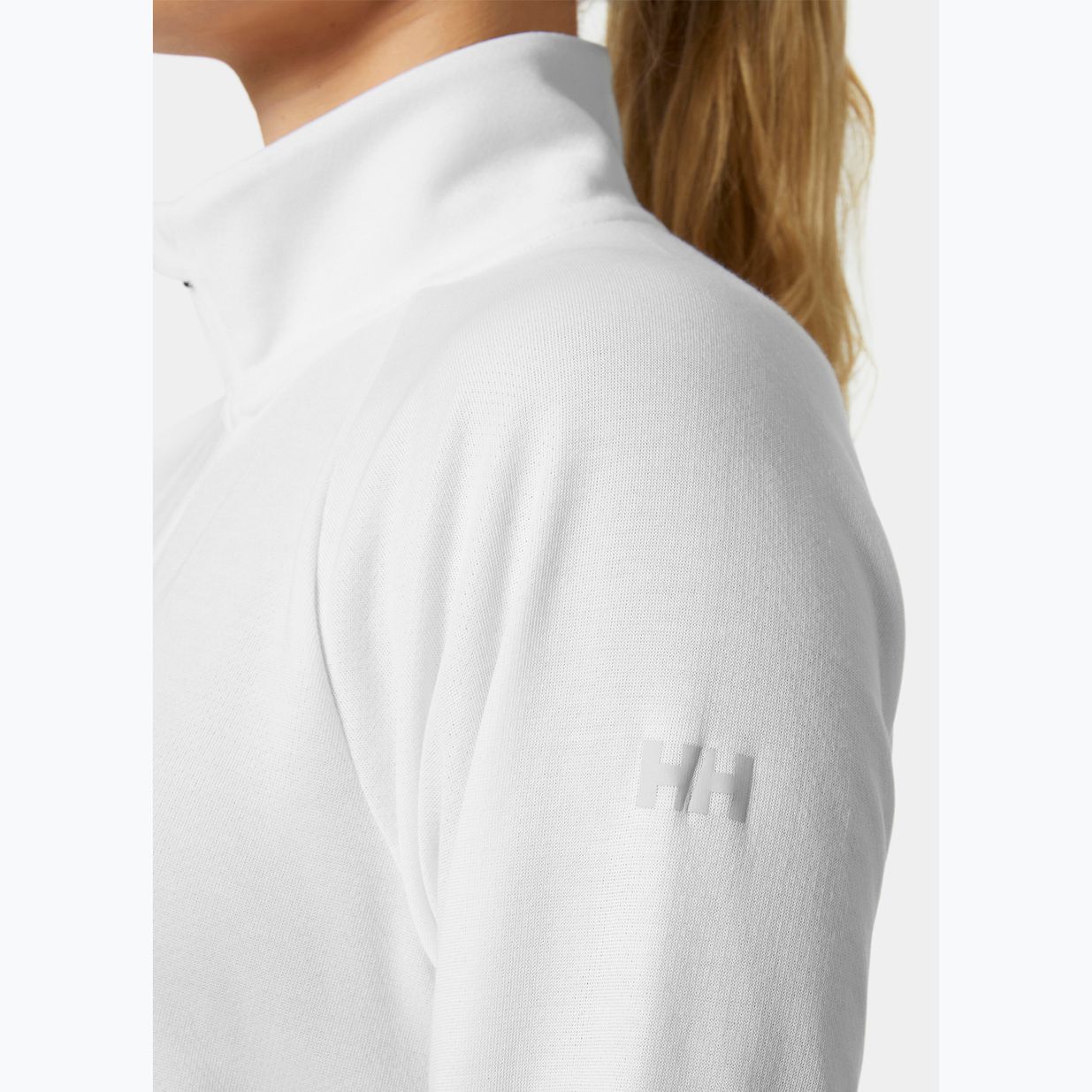 Felpa da vela da donna Helly Hansen Inshore 1/2 Zip bianco 4