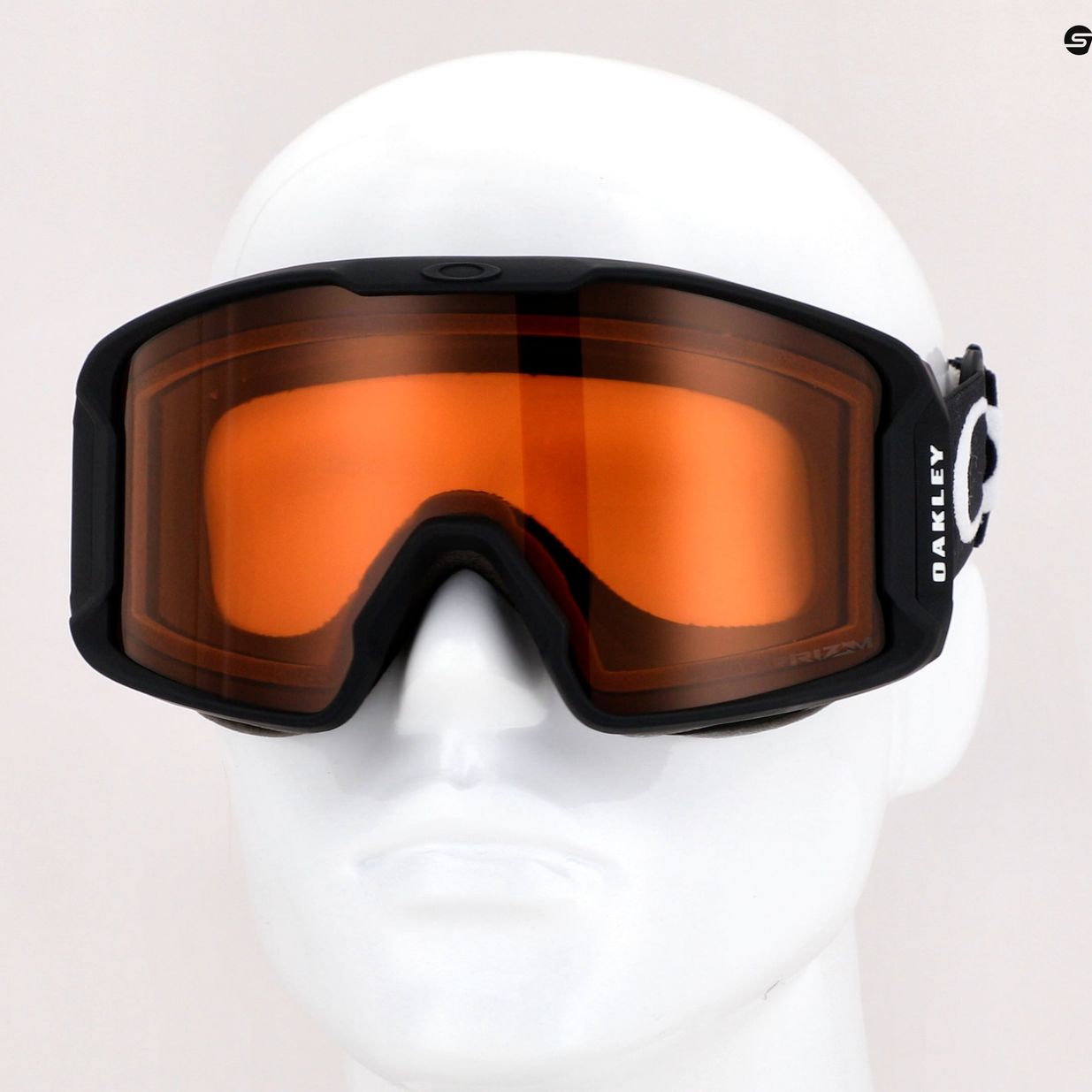 Occhiali da sci Oakley Line Miner M nero opaco/prizm snow persimmon 7