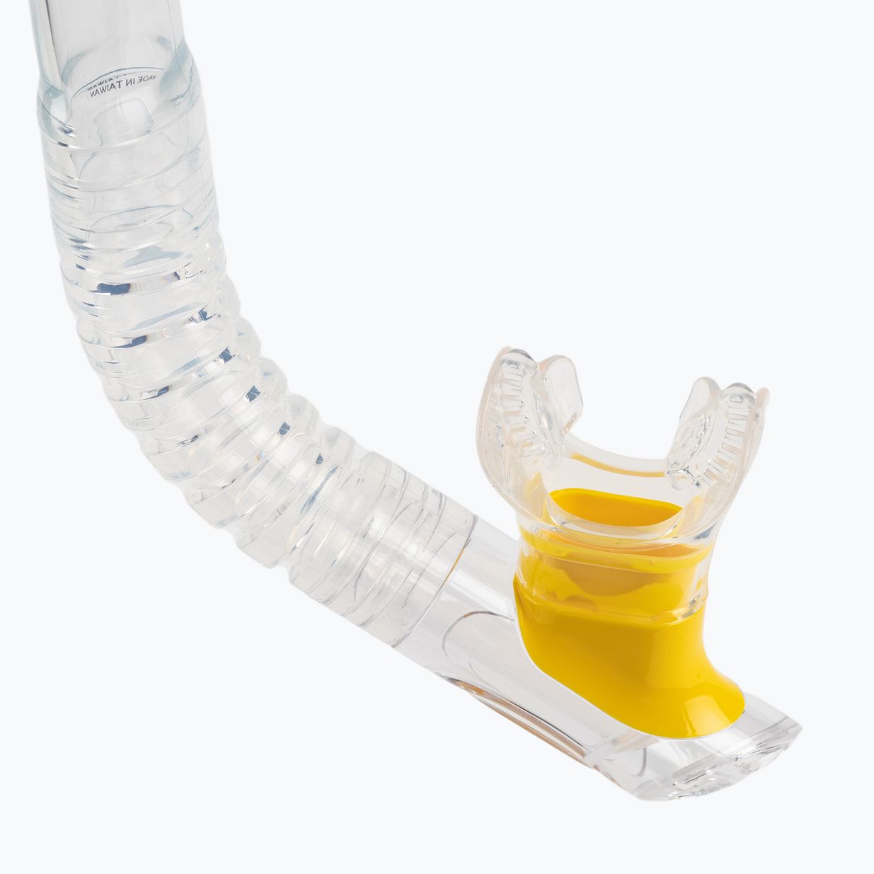 Snorkel per bambini Cressi Mini Dry chiaro/giallo 3