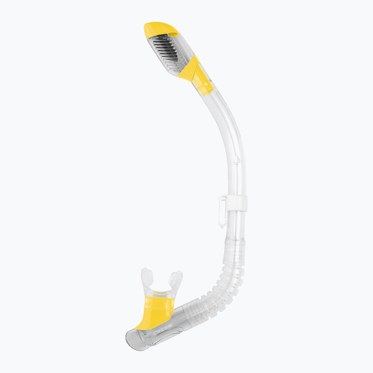 Snorkel per bambini Cressi Mini Dry chiaro/giallo 4