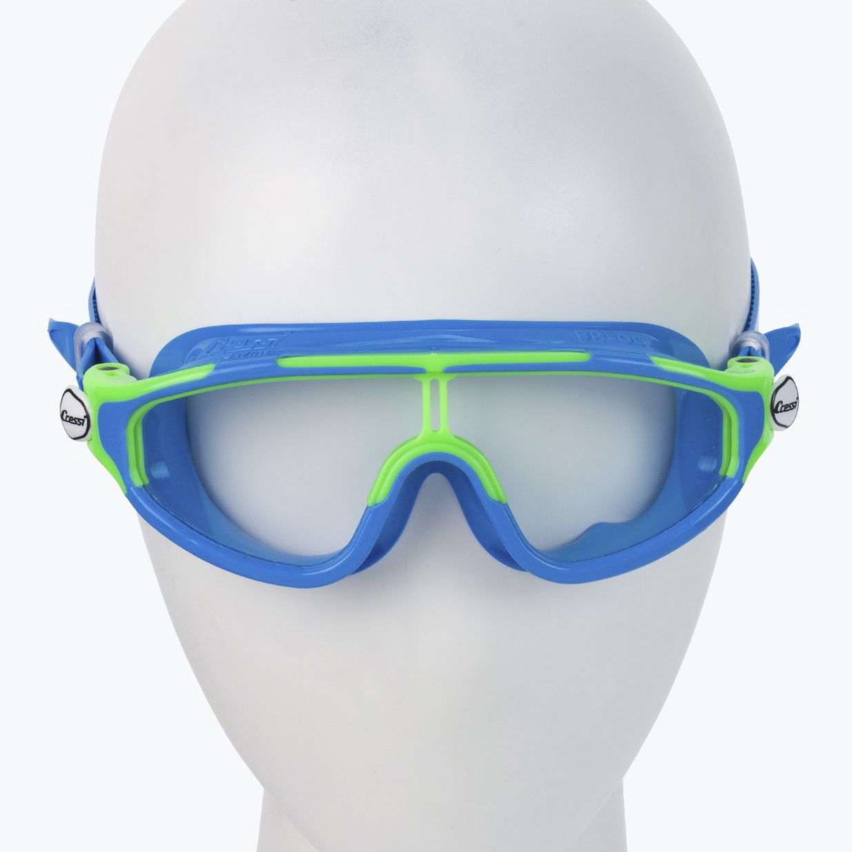 Maschera da nuoto per bambini Cressi Baloo azzurro/lime 2