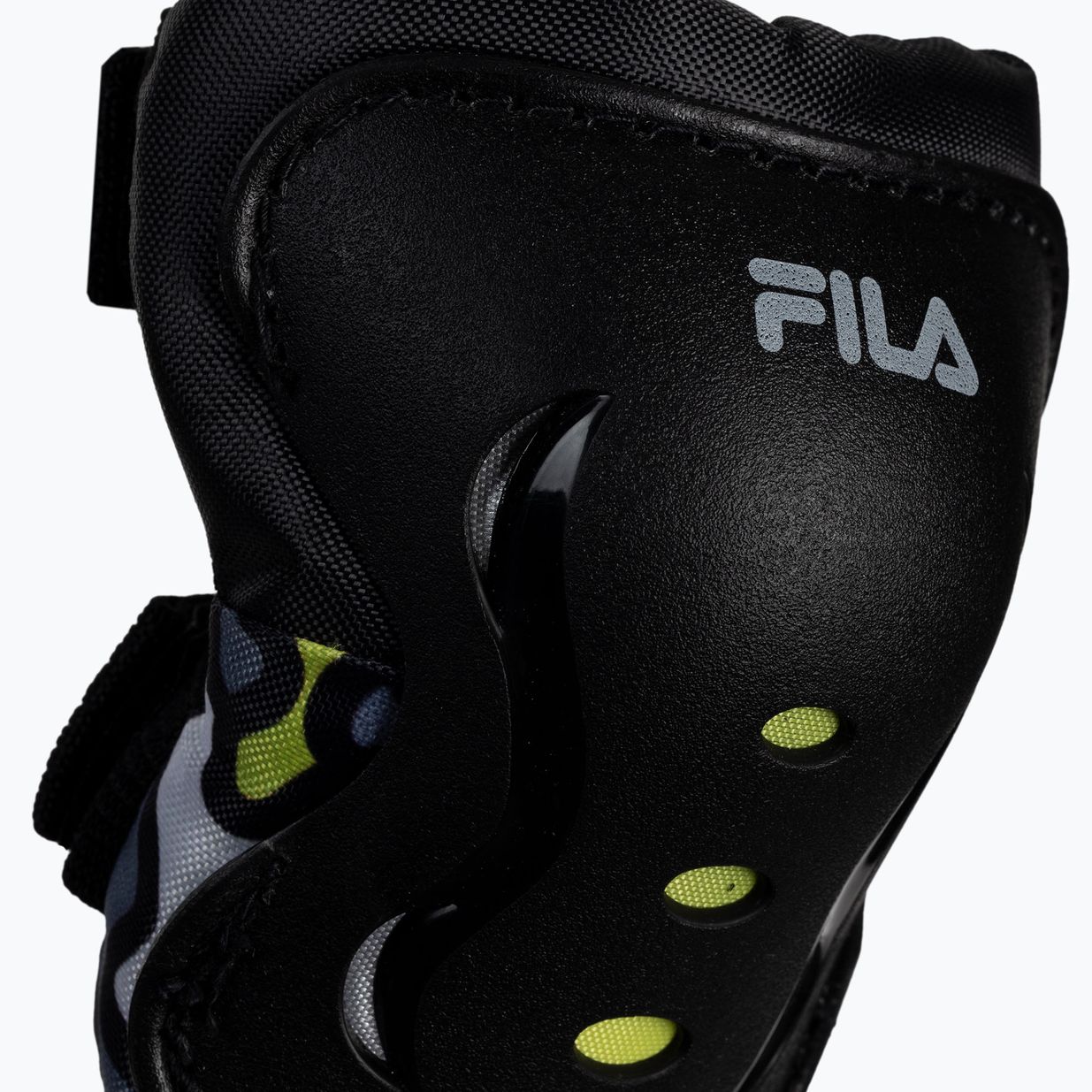 FILA FP Gears - Set di protezioni per bambini nero/giallo 6