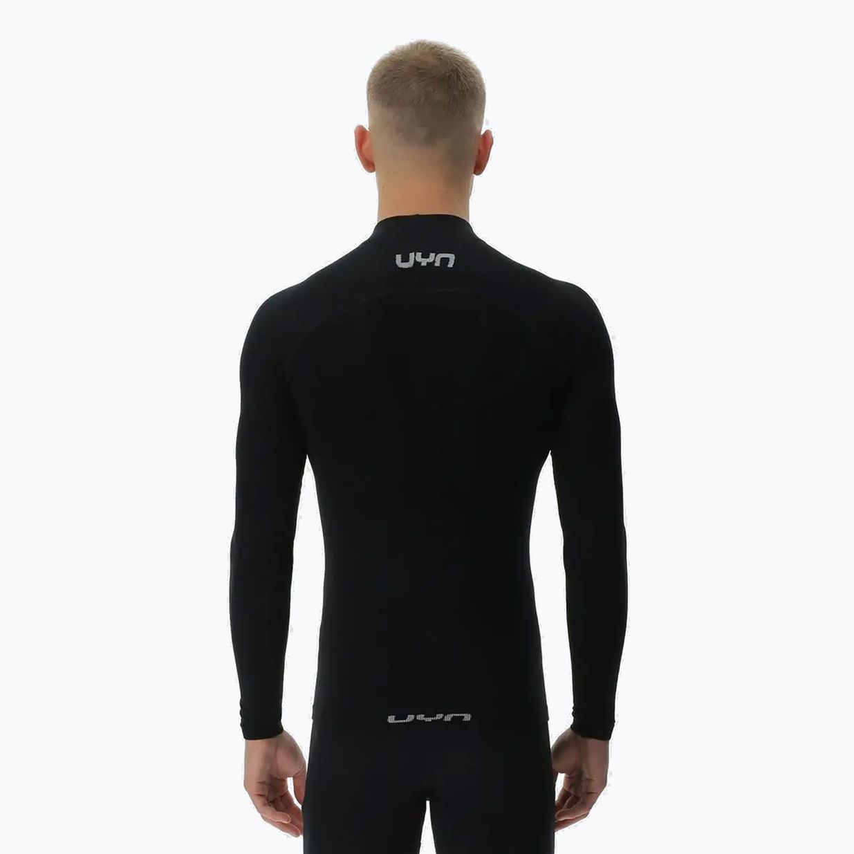 UYN Elevatyon Biomorph LS Turtle Neck manica lunga termica da uomo nero 3