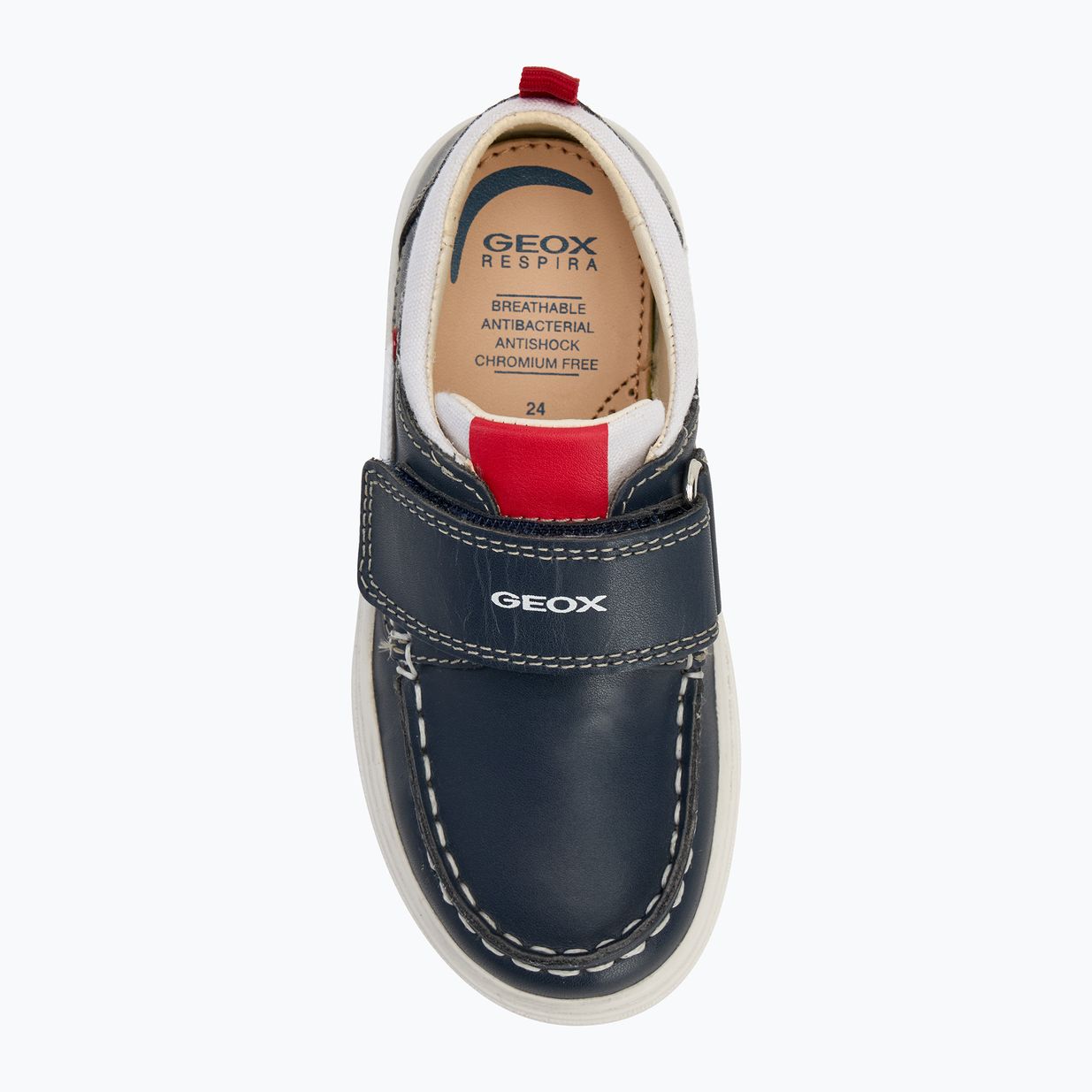 Geox Nashik navy / bianco scarpe per bambini 5