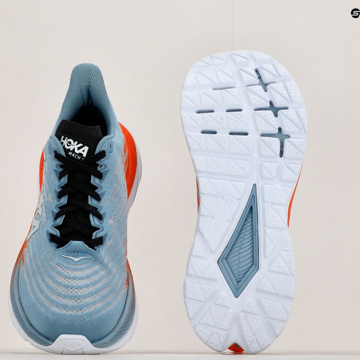 Scarpe da corsa HOKA Mach 5 mountain spring/puffin's bill da uomo 13