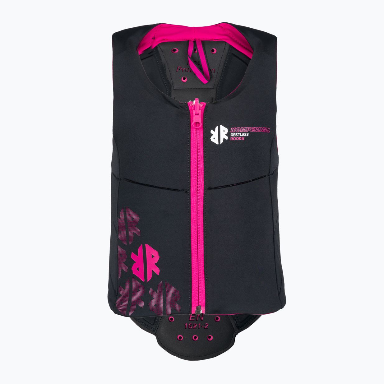 Komperdell Ballistic Vest JR protezione sci per bambini nero/rosa 6321-209