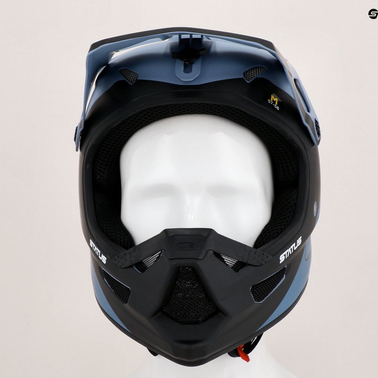 Casco da bici 100% Status drop/steel blue 9