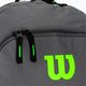 Zaino da tennis Wilson Team grigio-verde WR8009903001 4
