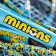 Racchetta da tennis Wilson Minions 2.0 Jr 25 per bambini blu/giallo WR097310H 10