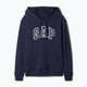 Felpa con cappuccio GAP Heritage French Logo Donna navy 4