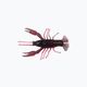 Relax Crawfish 1 Esca in gomma laminata 8 pezzi nero/rosso glitter/super rosso