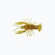 Relax Crawfish 1 Esca in gomma laminata 8 pezzi rootbeer/oro/nero glitter/giallo