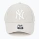 47 Brand MLB New York Yankees MVP SNAPBACK berretto da baseball grigio 4