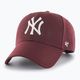 47 Brand MLB New York Yankees MVP SNAPBACK berretto da baseball marrone scuro 5