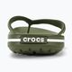 Crocs Crocband Flip verde militare/bianco infradito 7