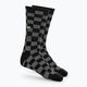 Vans Checkeboard Crew II calzini da uomo nero/carbone